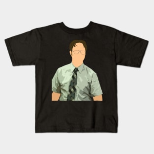 Dwight Schrute vector Kids T-Shirt